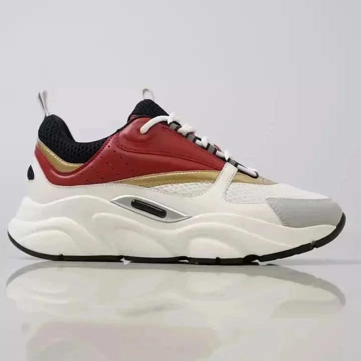 Dior Lady Dior Red & White Sneakers