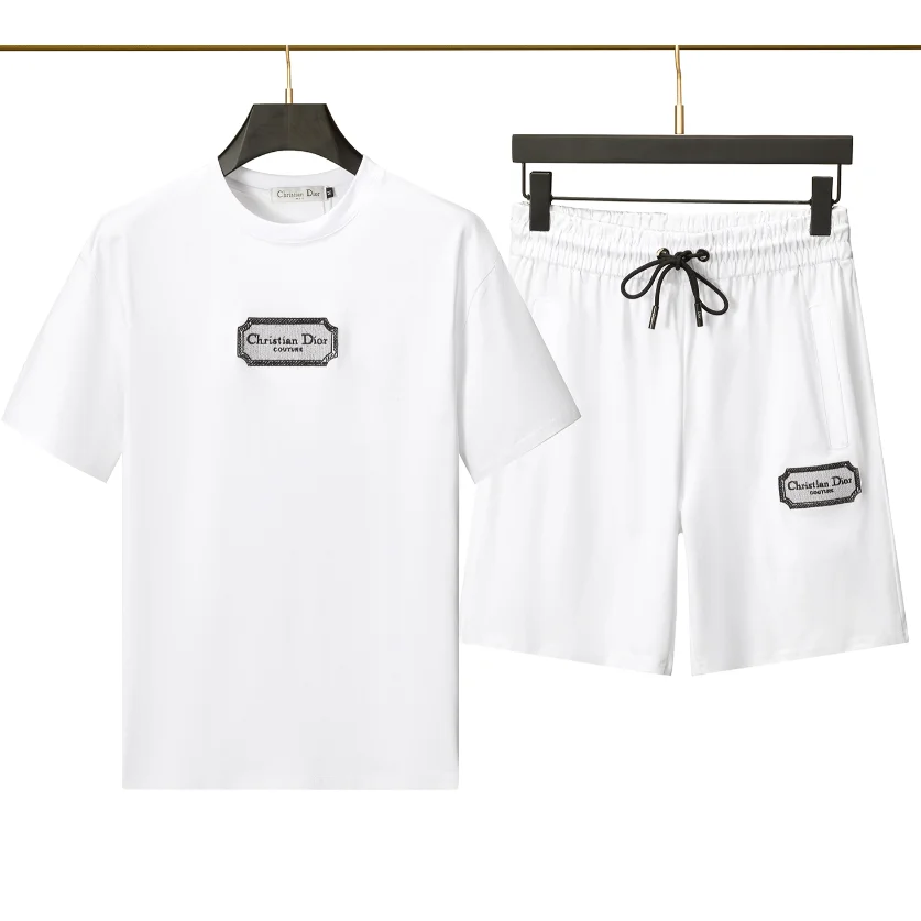 Dior White Classic Logo Co-ord Set