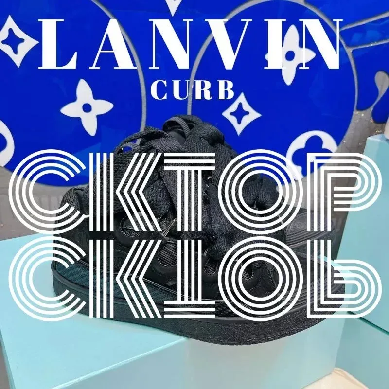 Lanvin Curb Triple Black Sneakers