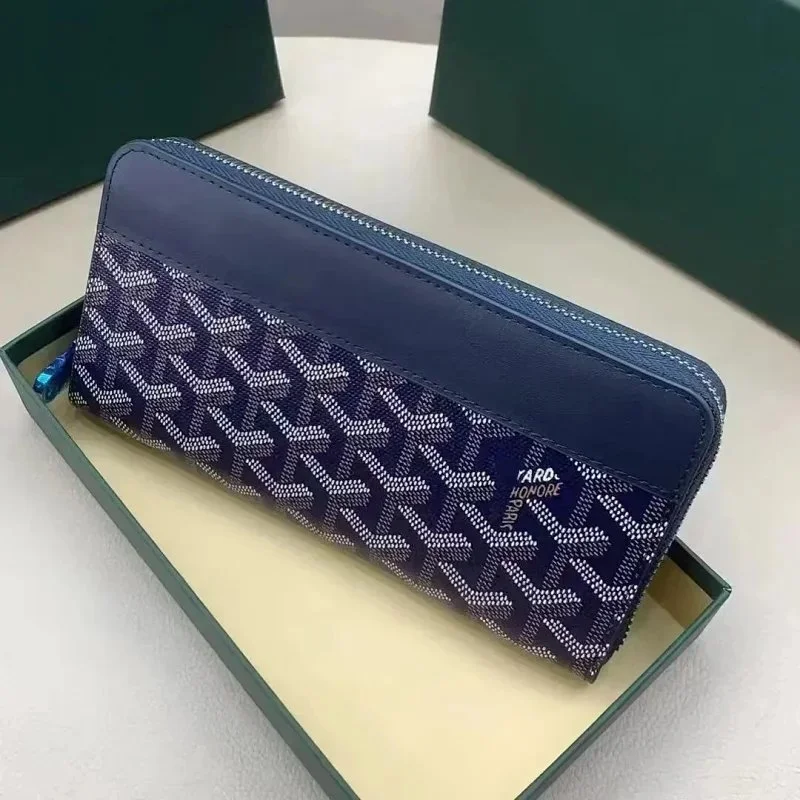Goyard YARD Blue Monogram Wallet