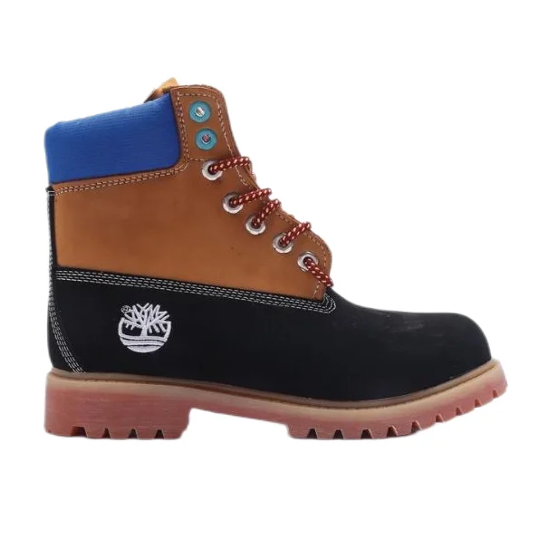 Timberland 6-Inch Premium Blue & Black Boots