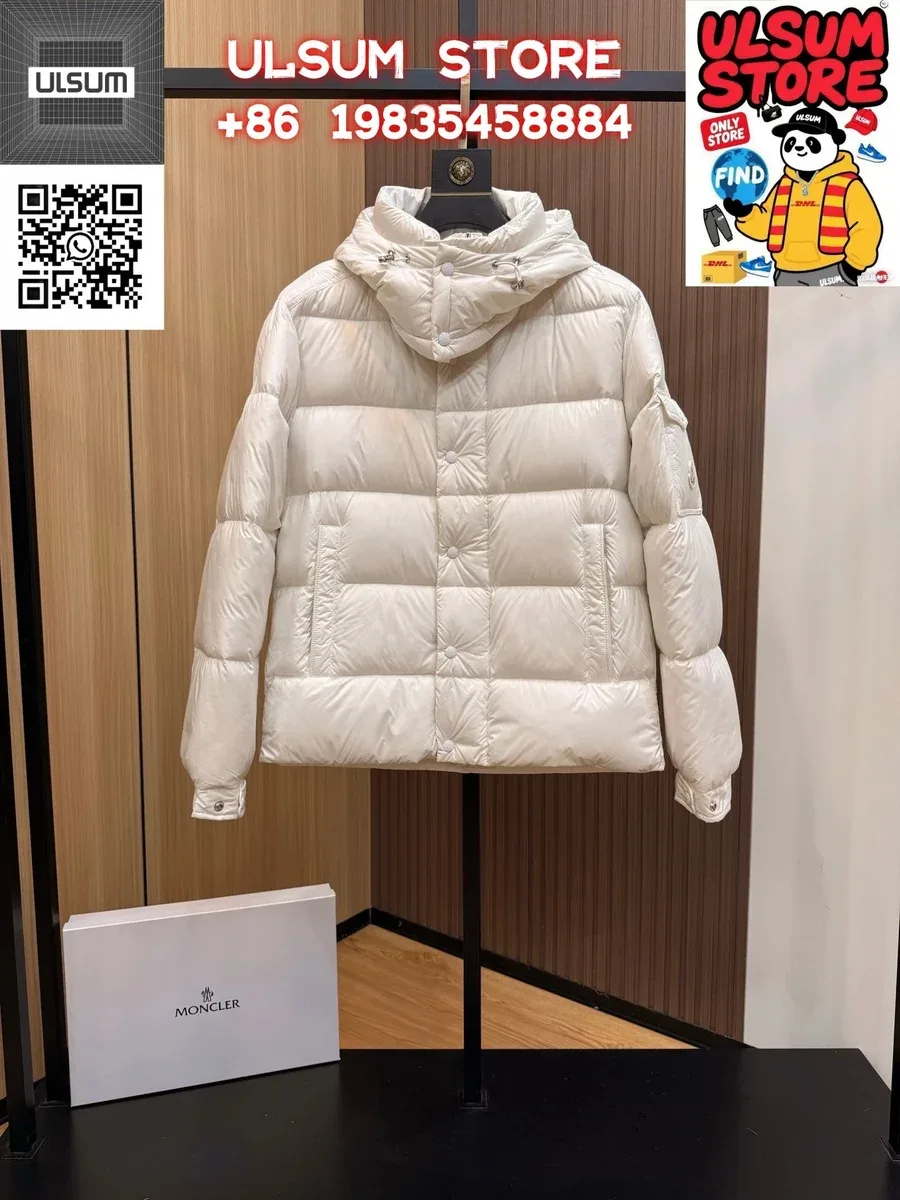 Moncler Maya White Parka