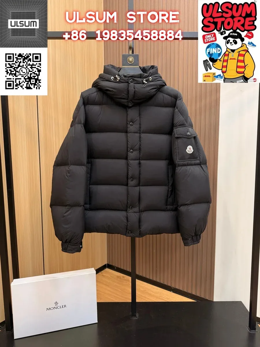 Moncler Black Puffer Parka