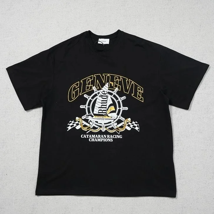 Black 'Geneve Catamaran Racing Champions' T-Shirt