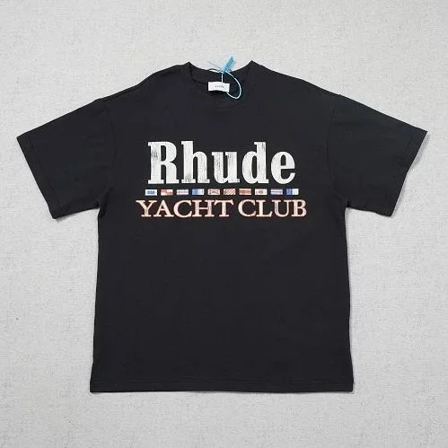 Rhude Yacht Club Black T-Shirt