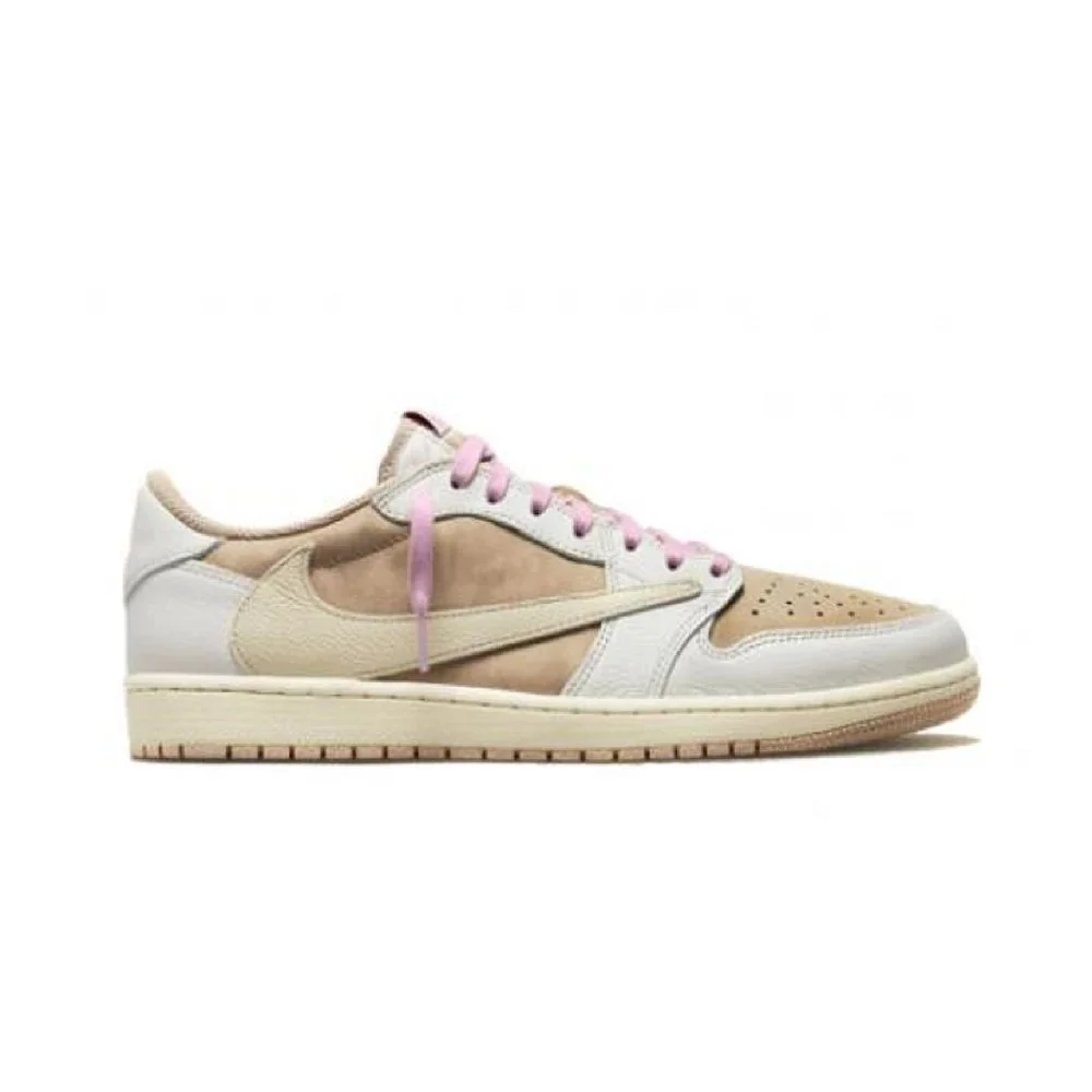 Nike Air Jordan 1 Low 'Pink Dust' Sneakers