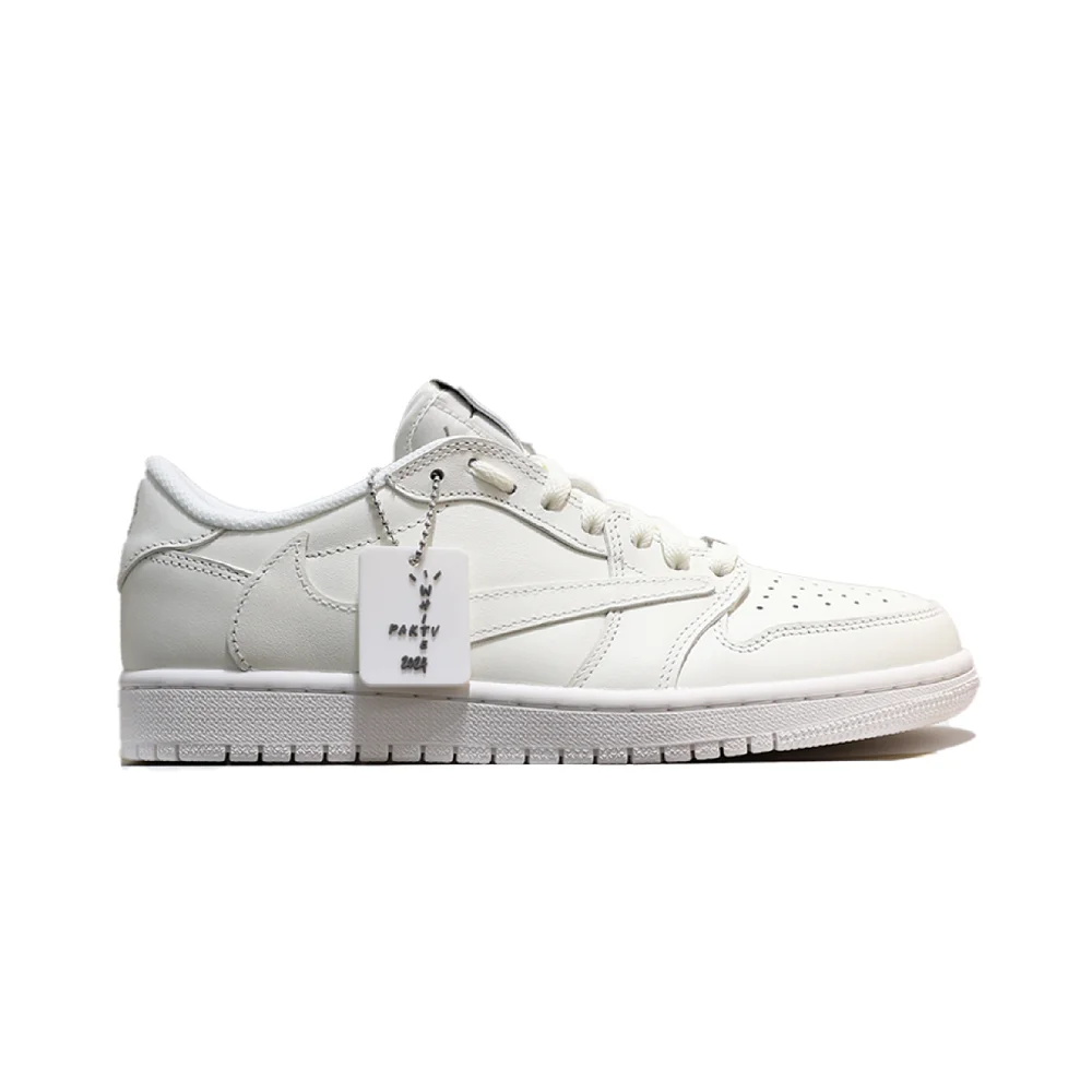 Nike Air Jordan 1 Low White Triple Black Sneakers
