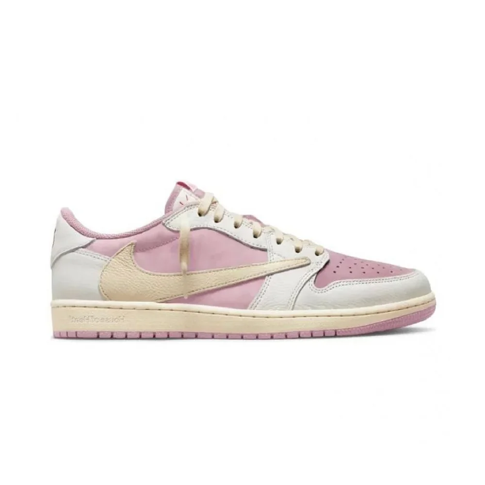 Nike Air Jordan 1 Low Pink Sail Sneakers