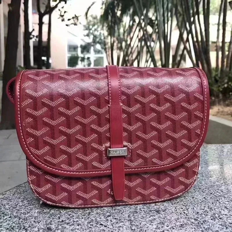 Goyard YARD酒红单肩包