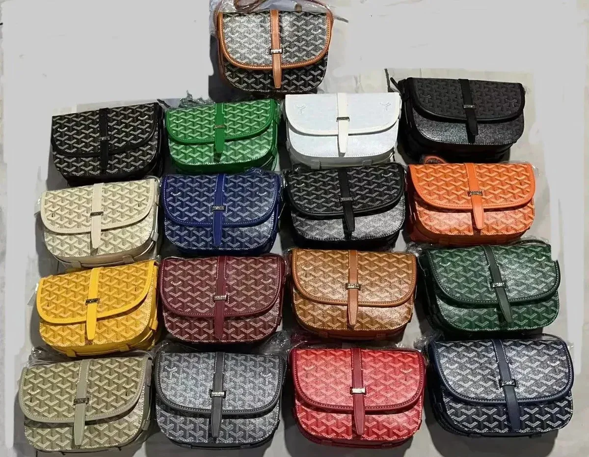 Goyard YARD杏色手提包