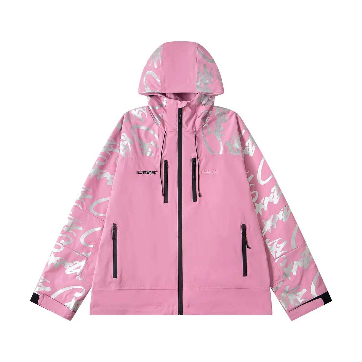 Pink ELITWORK Windbreaker Jacket