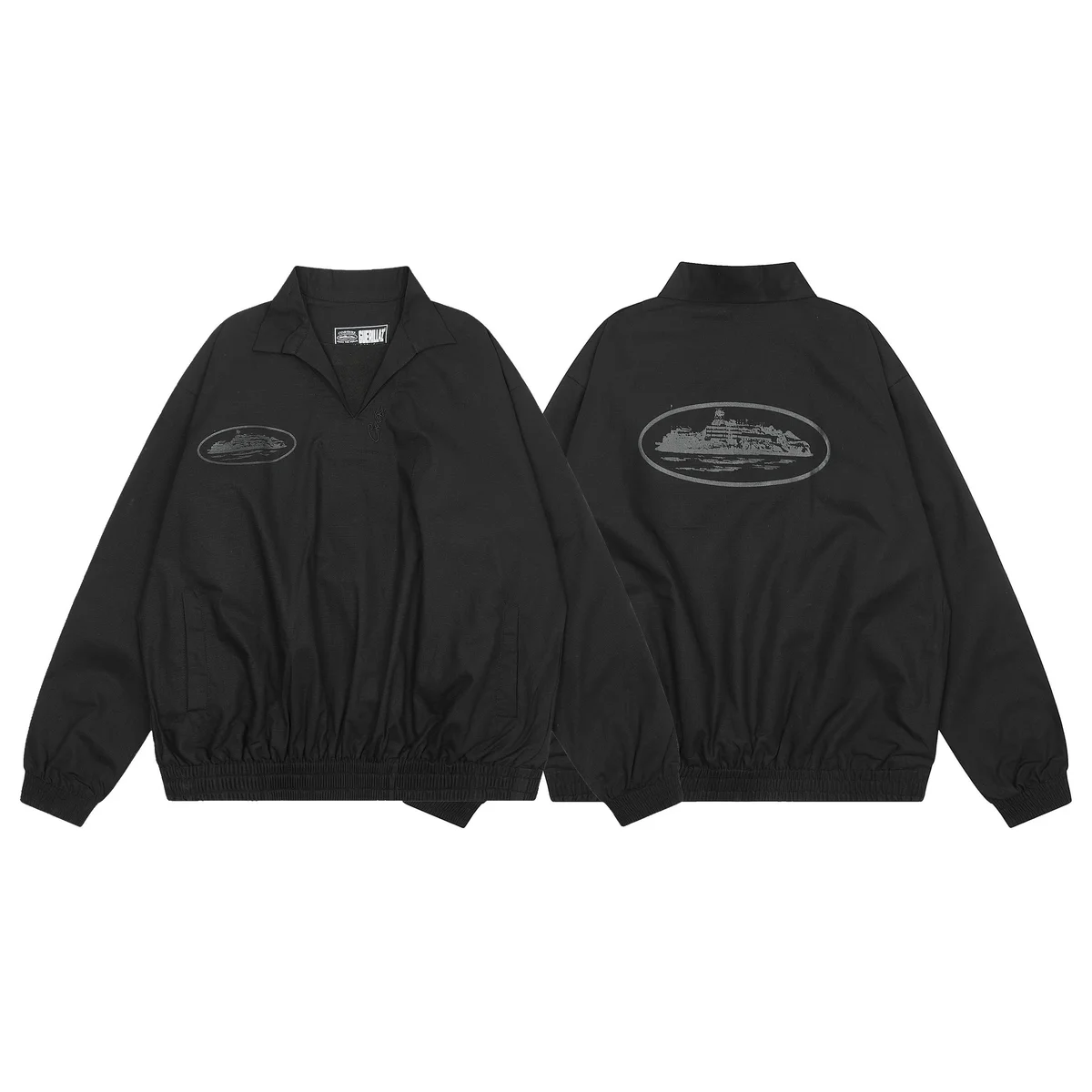 Black Embroidered Jacket Unisex