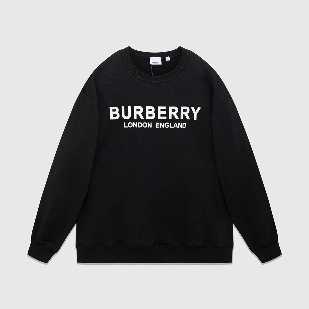 Burberry London England Black Logo Sweatshirt