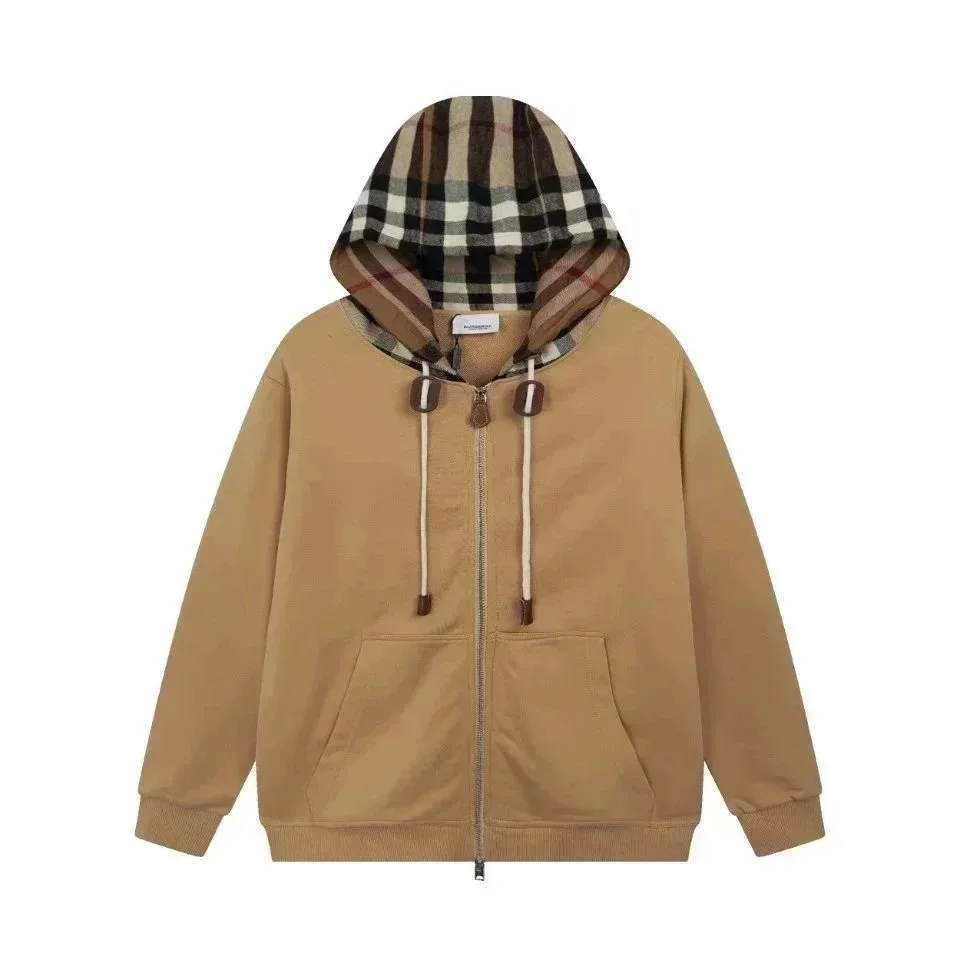 Burberry TB Monogram Camel Hoodie Jacket
