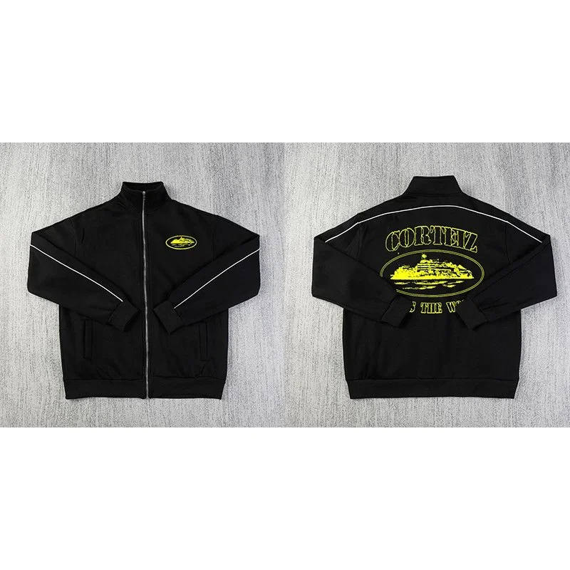 Black 'Cortez' Track Jacket
