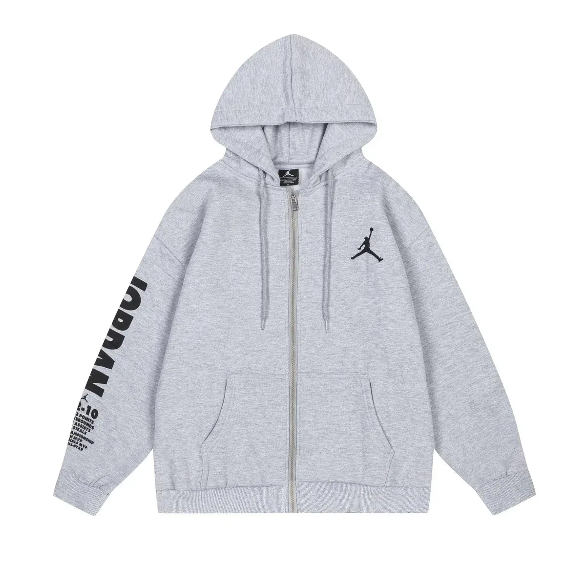 Jordan Air Jordan Zip-Up Hoodie Grey