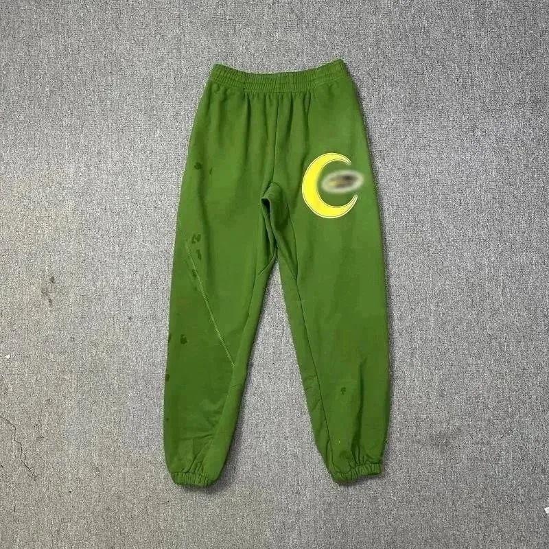 Green Crescent Moon Sweatpants