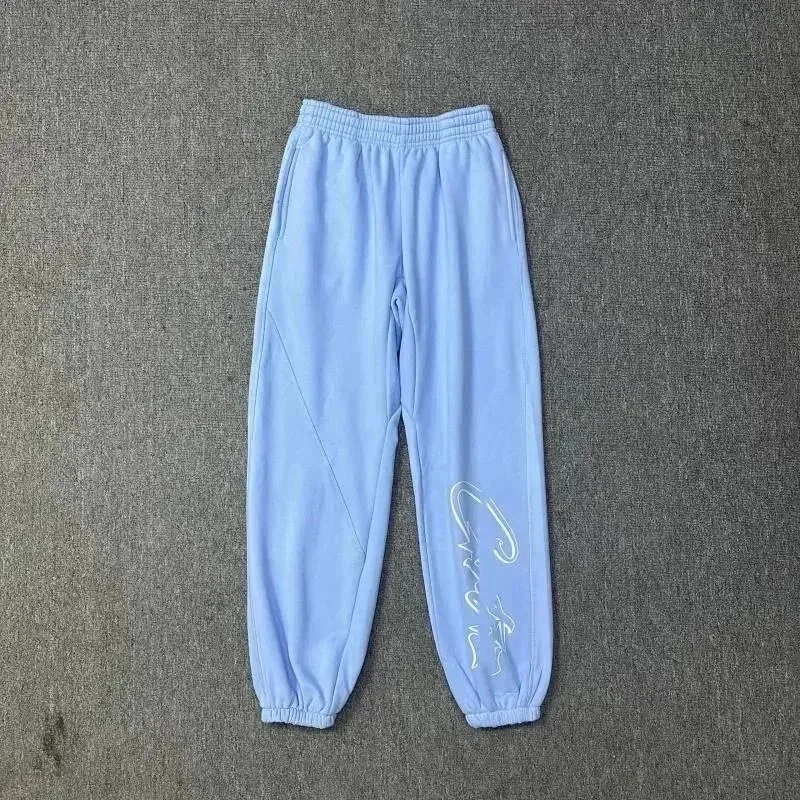 Light Blue 'Crown' Sweatpants