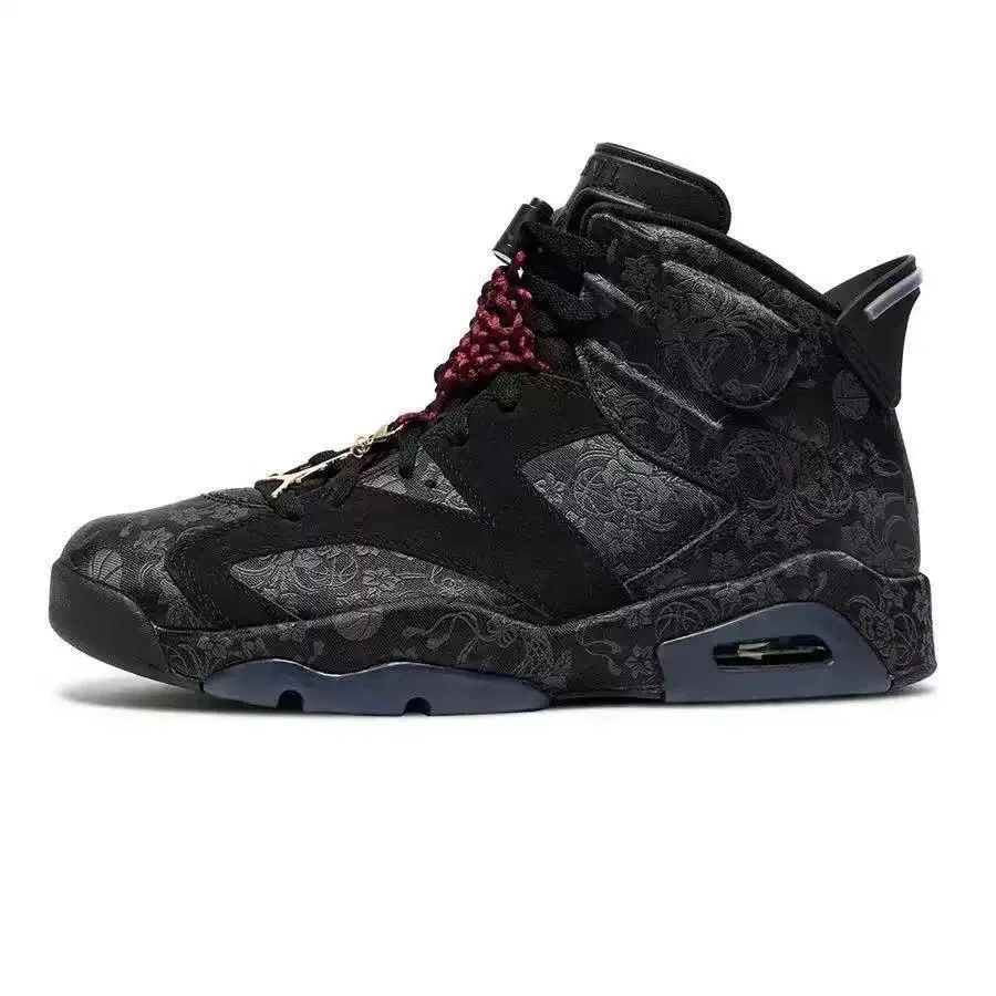 Nike Air Jordan 6 Black/Maroon Sneakers
