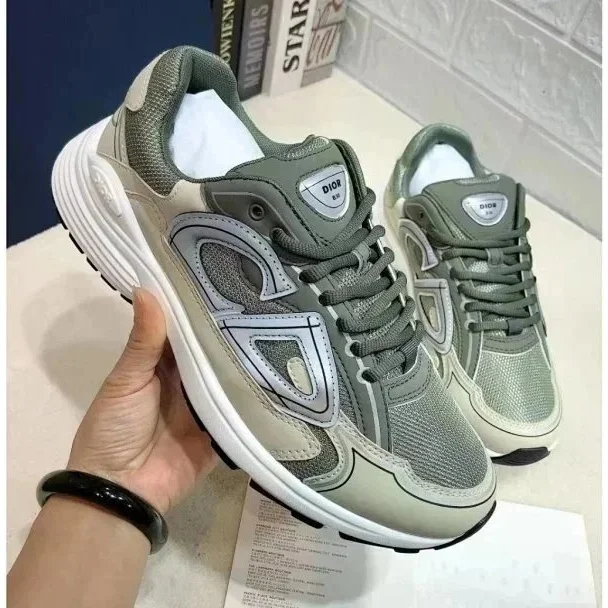 Dior Dior Book Tote Olive Green Sneakers