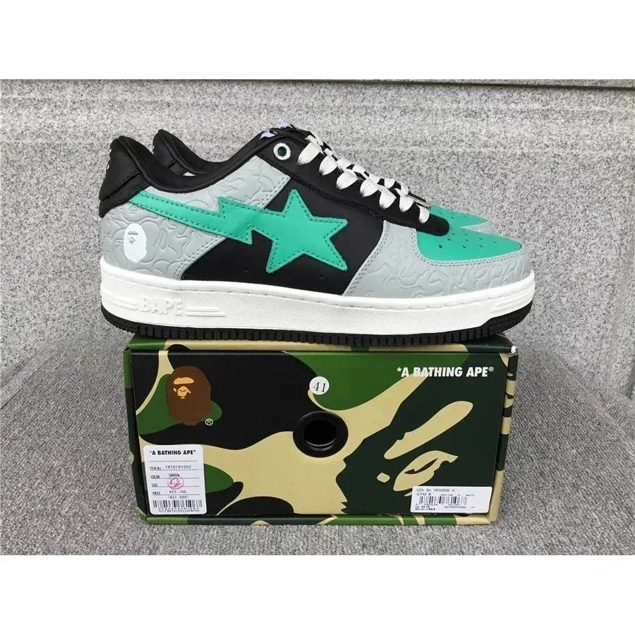 A Bathing Ape BAPE STA 081122017 Green/Black Sneakers