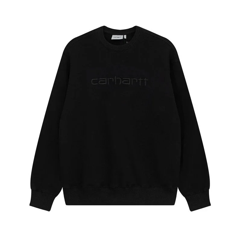 Carhartt Black Logo Crewneck Sweatshirt