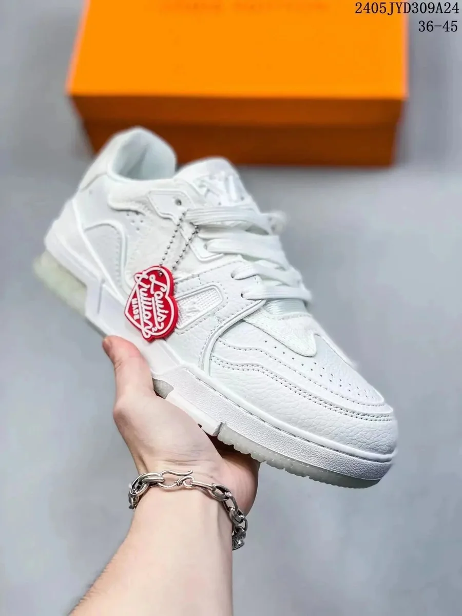 Louis Vuitton LV Trainer White Sneakers
