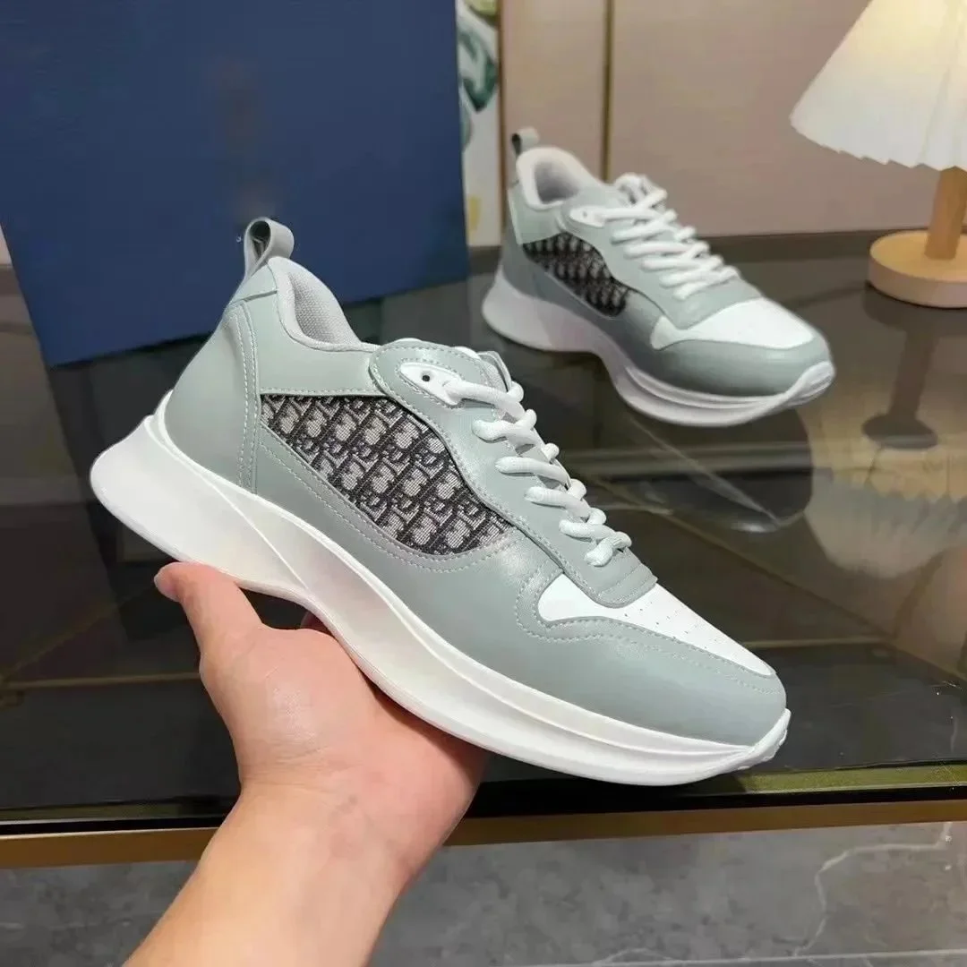 Dior Air Force 1 Light Grey/White Sneakers