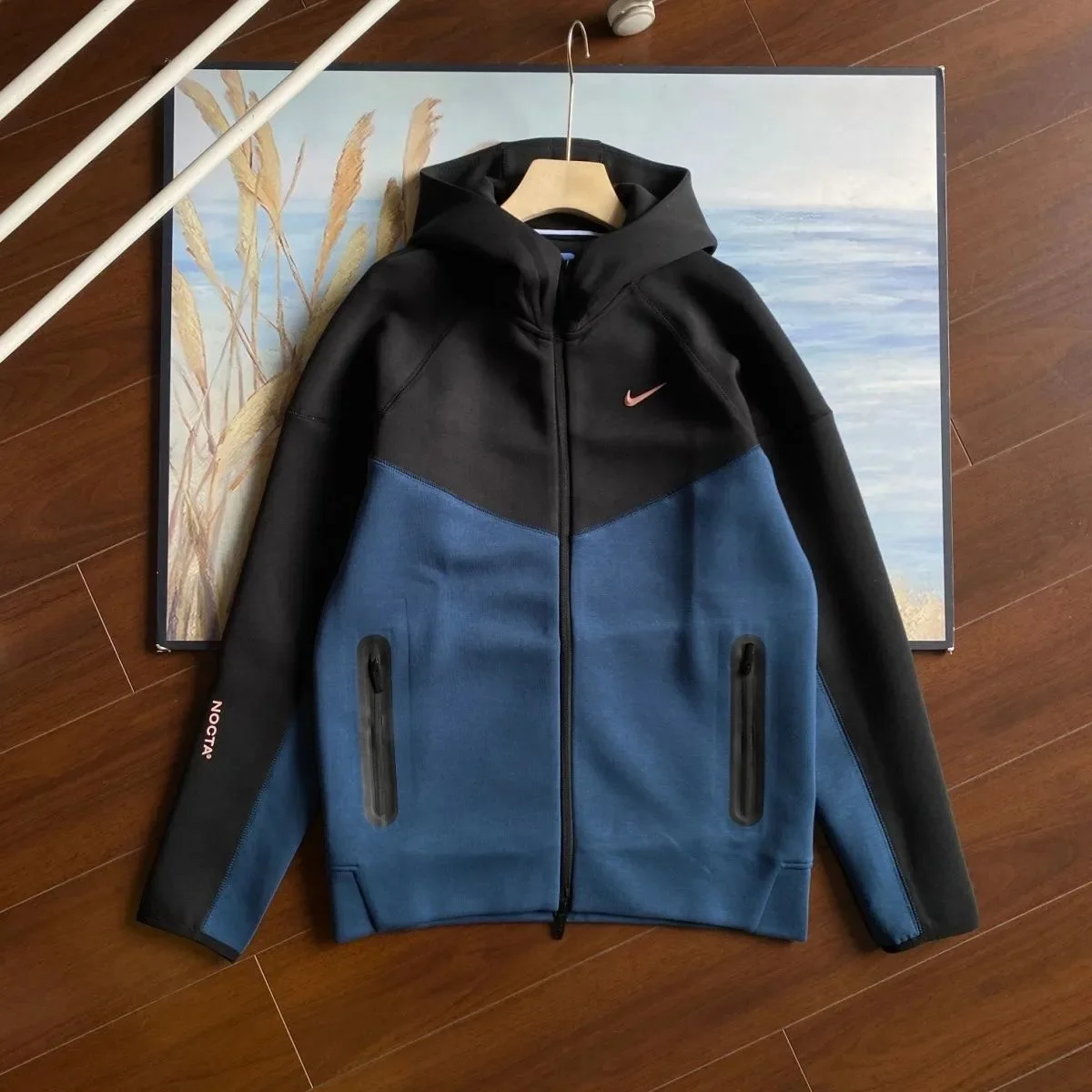 Nike Tech Fleece Hoodie Blue/Black Jacket