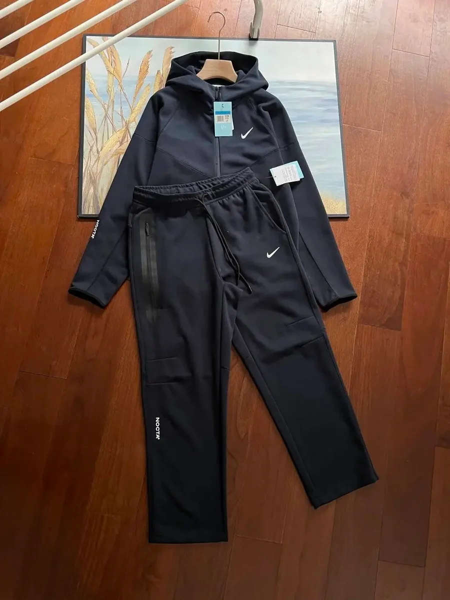 Nike Nocta Hoodie & Pants Set Dark Obsidian Tracksuit