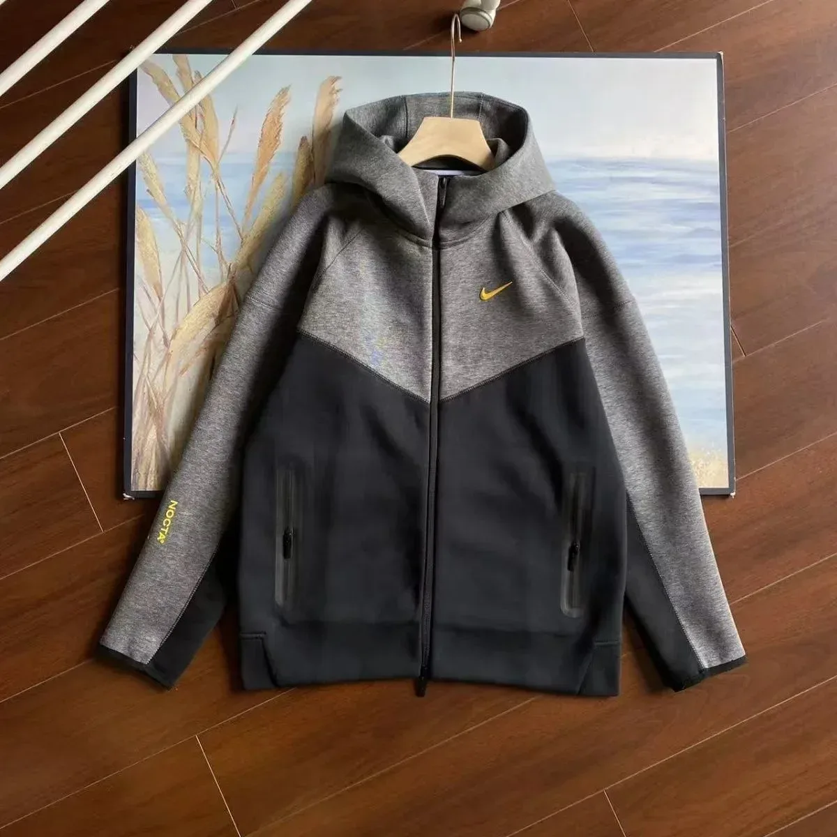 Nike Nocta Tech Fleece Hoodie Grey/Black