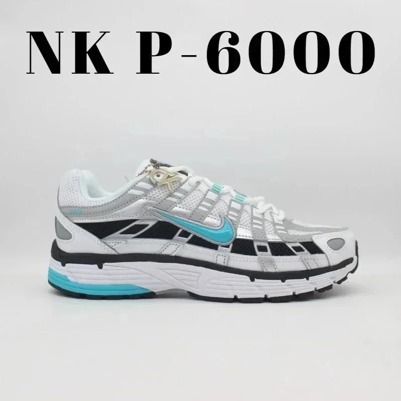 Nike P-6000 White/Turquoise Sneakers