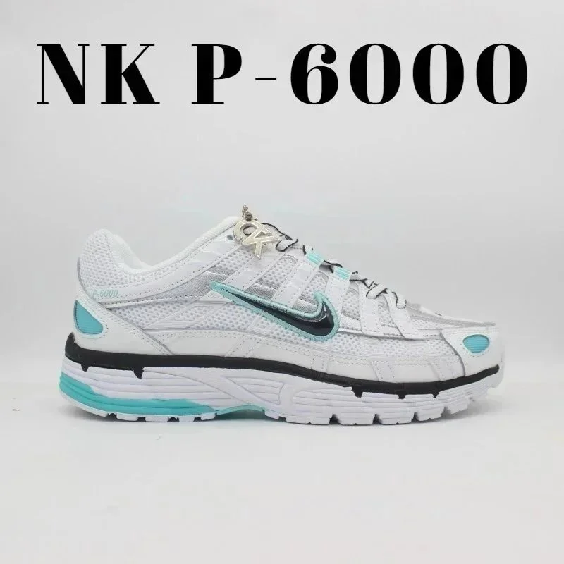 Nike P-6000 White/Turquoise Sneakers