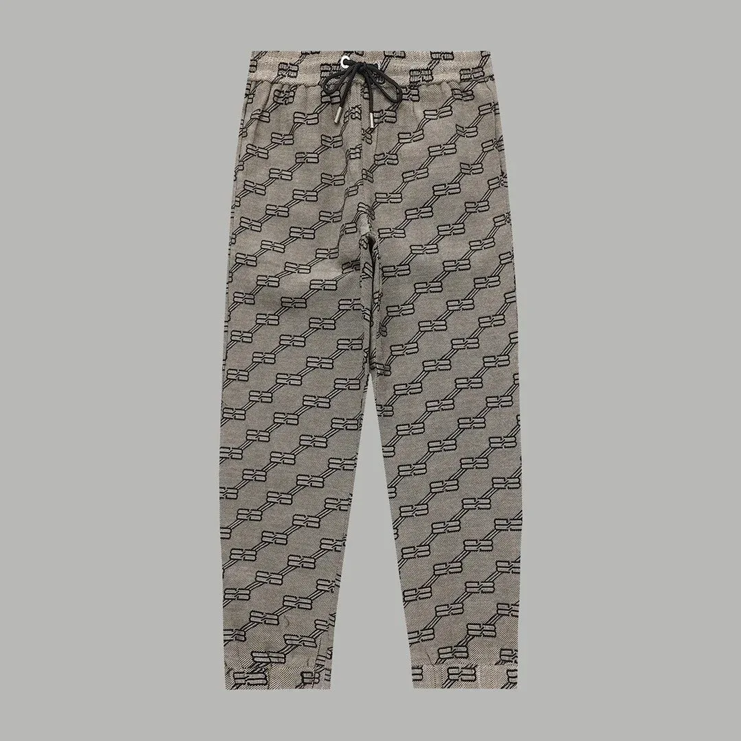 06卡其色 Patterned Jogger Pants