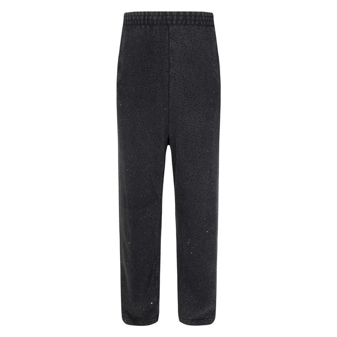 Black Glitter Sweatpants