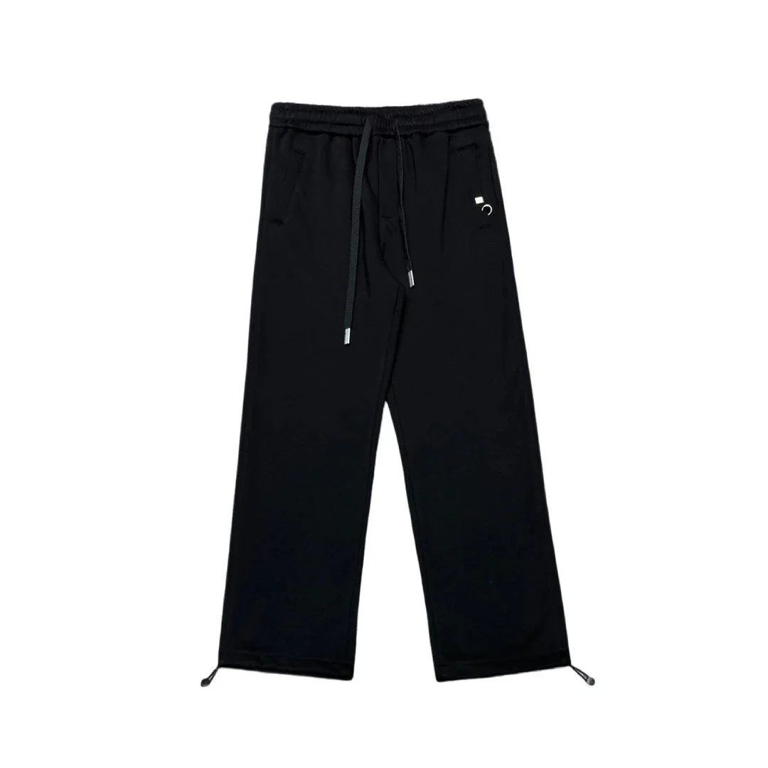 Black Drawstring Track Pants