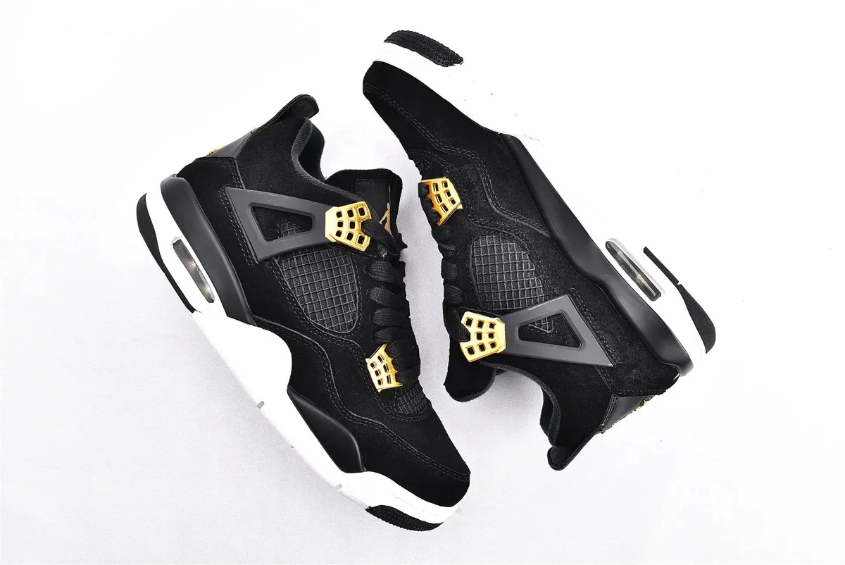 Air Jordan Air Jordan 4 Black Gold Sneakers