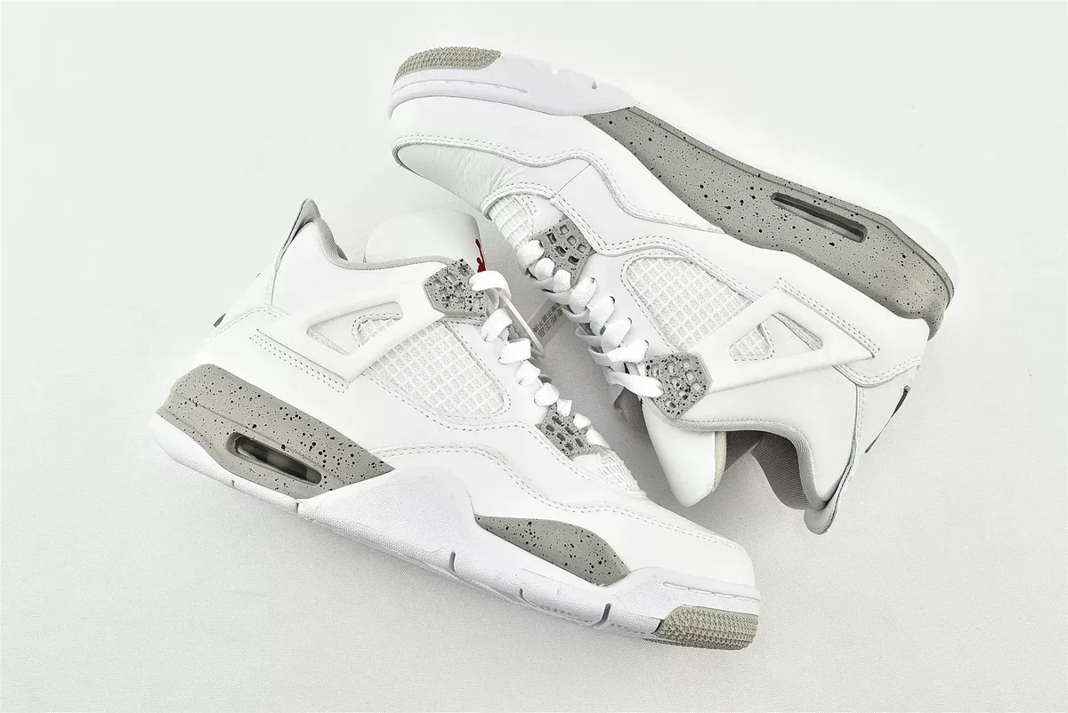 Air Jordan Air Jordan 4 White Cement Sneakers