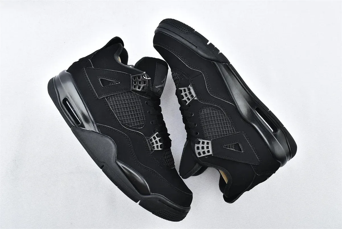 Nike Air Jordan 4 Black Cat Sneakers
