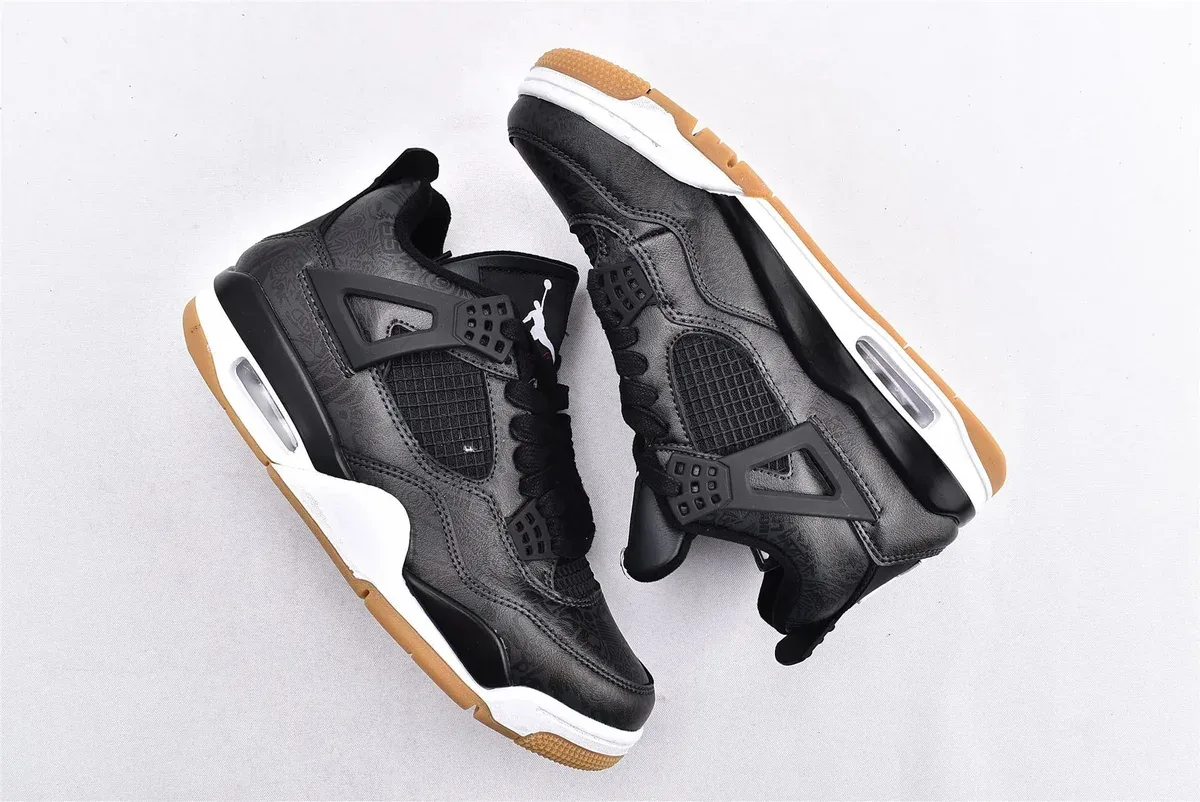 Nike Air Jordan 4 Black Laser Sneakers