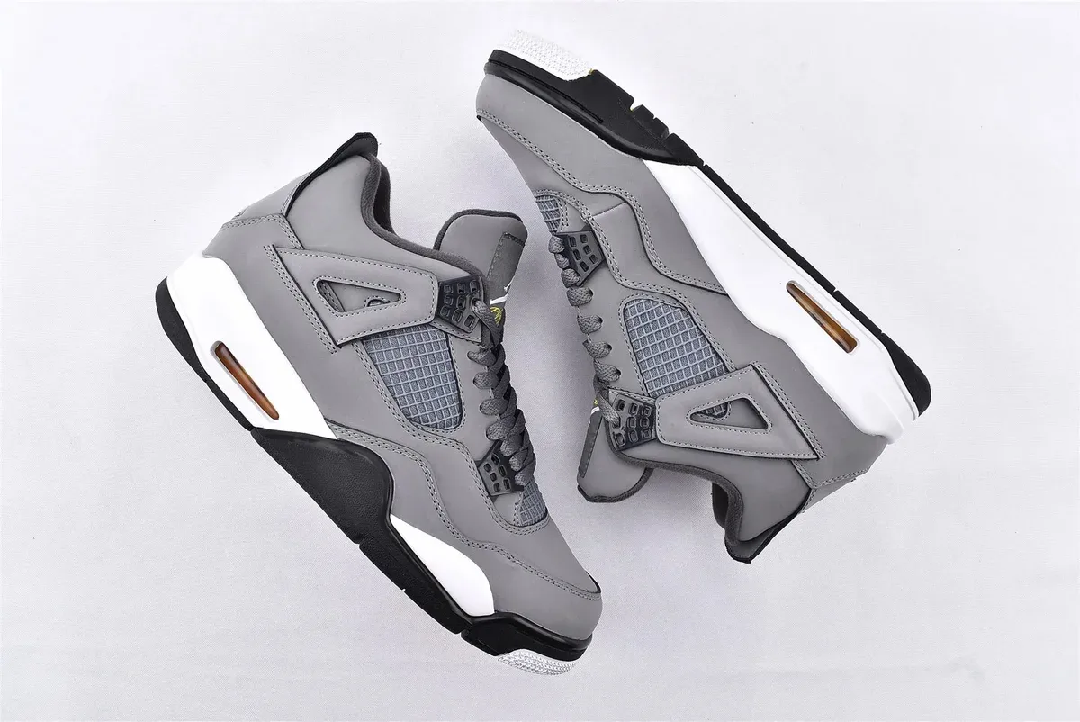 Nike Air Jordan 4 Grey Mouse Sneakers