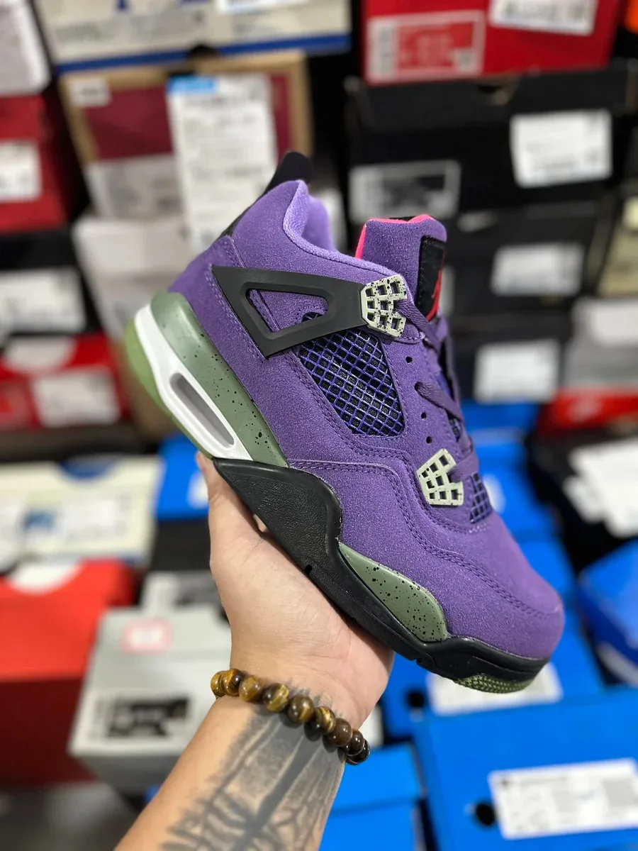 Nike Air Jordan 4 Purple Crush Sneakers