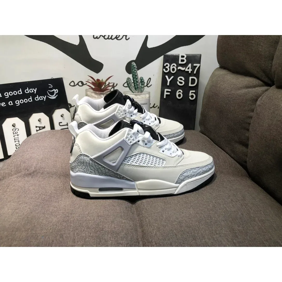 Nike Air Jordan 4 White Cement Sneakers