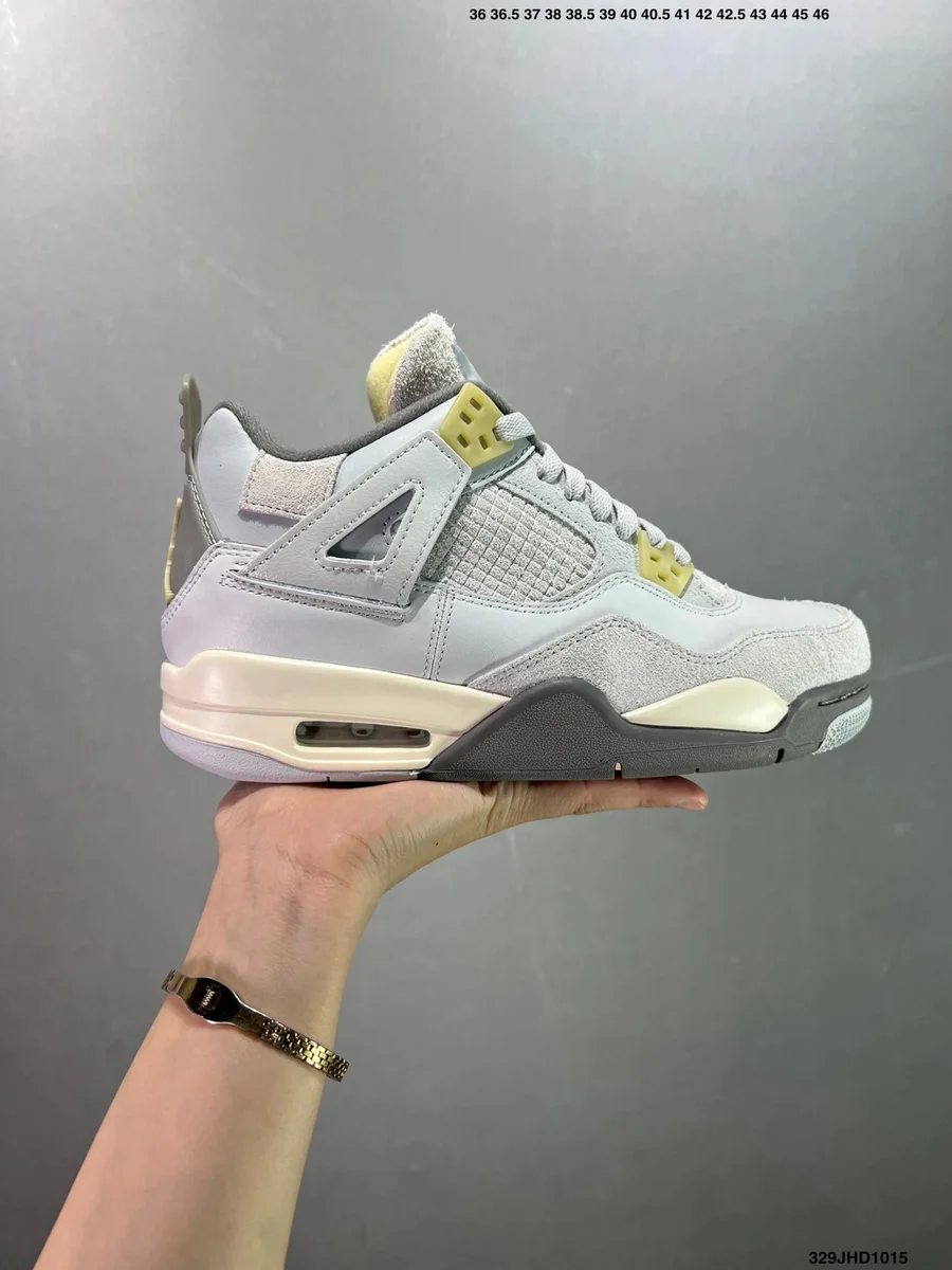 Nike Air Jordan 4 Sail/University Red Sneakers