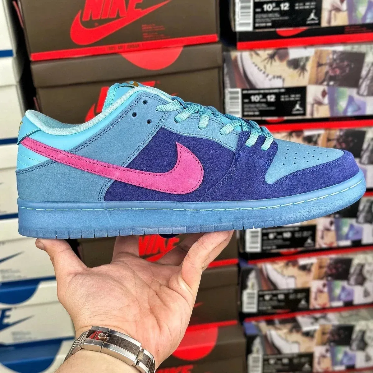 Nike Dunk Low Run The Jewels x Dunk 蓝毛怪 DO9404-400 Sneakers