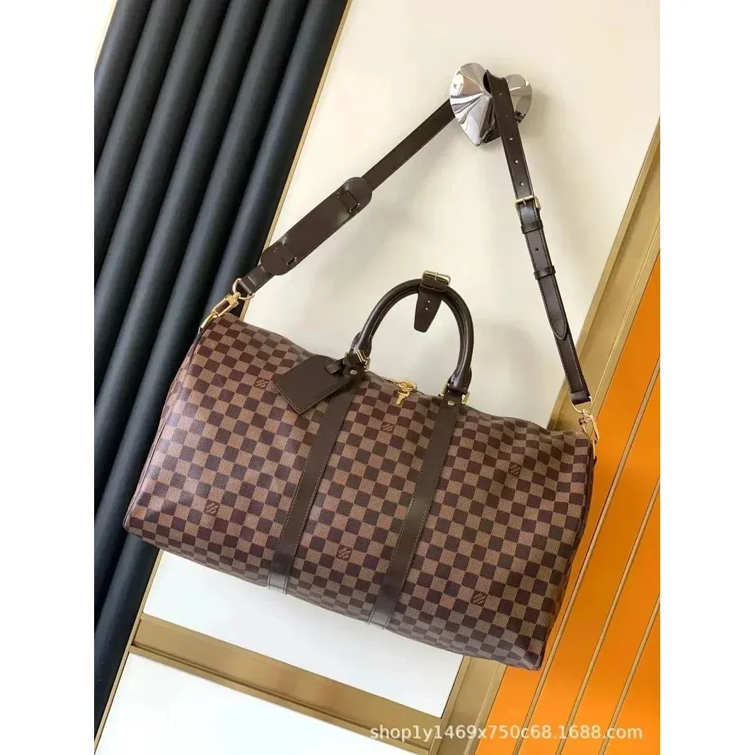 Louis Vuitton Keepall Damier Ebene Travel Bag