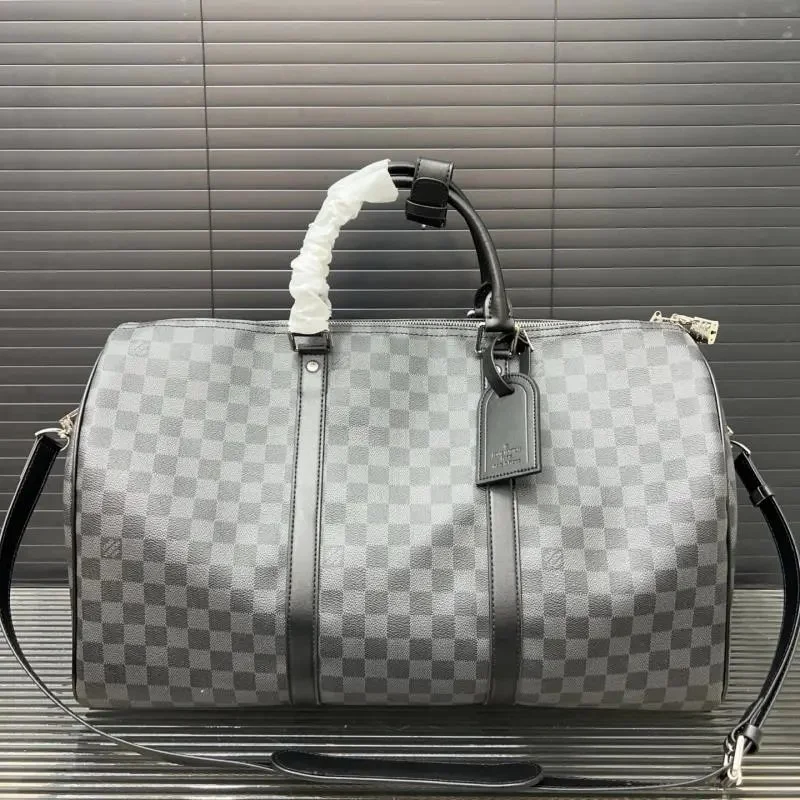 Louis Vuitton Keepall Damier Ebene Travel Bag