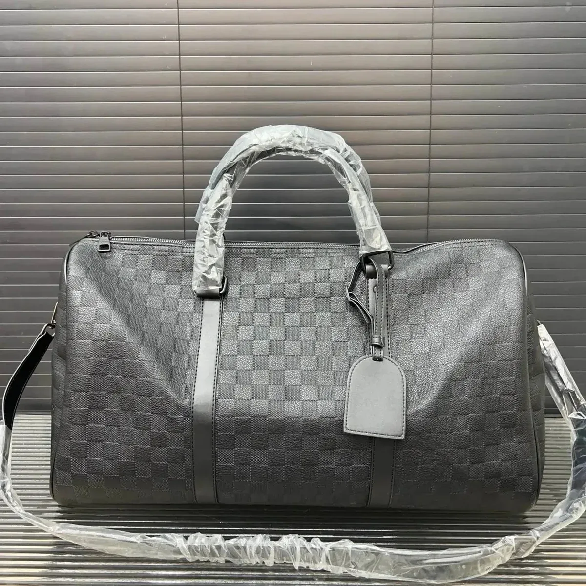 Louis Vuitton Keepall Damier Ebene Travel Bag