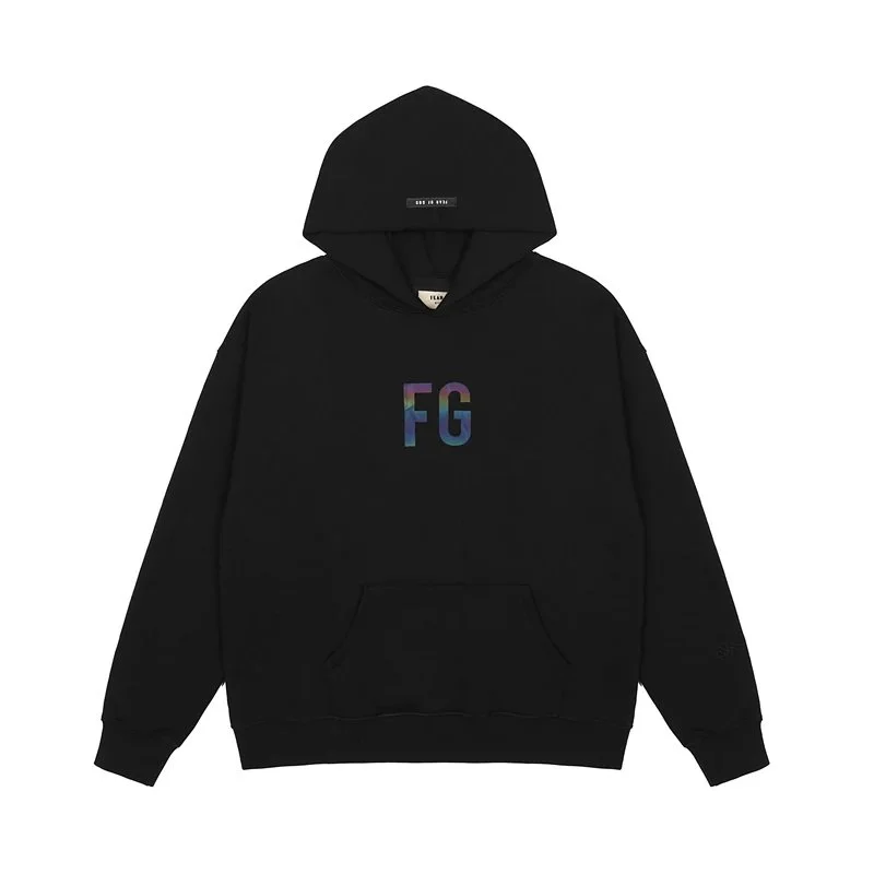 Fear of God Essentials FG Black Hoodie