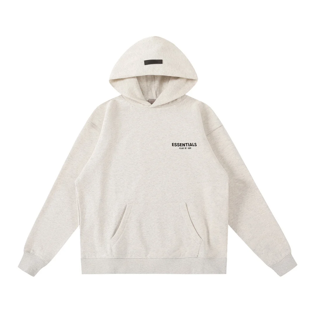 Fear of God Essentials Hoodie Oatmeal Sweatshirt
